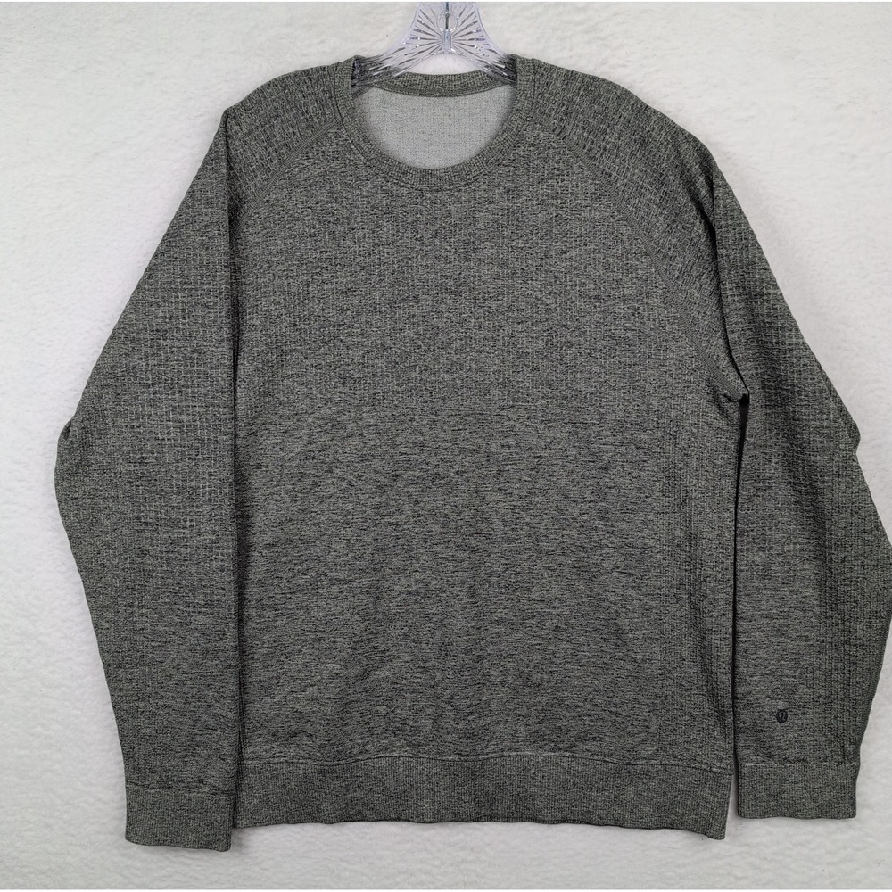 Lululemon Engineered Warmth Long Sleeve Crew Neck Pullover Merino Wool SZ XXL